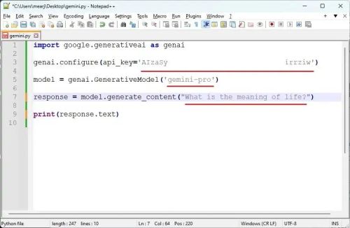 如何访问和使用Google Gemini API密钥（附示例）