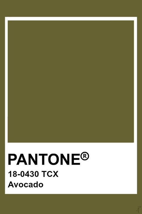 pantone's green moss color is shown