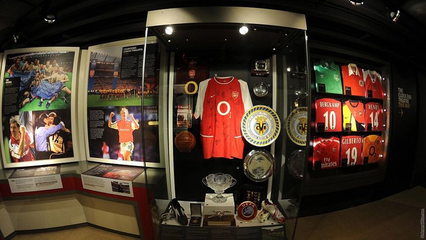 Featured exhibit at Arsenal Football Club Museum