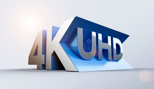 4K Ultra HD 3D logo. 4k ultra hd logo illustrations