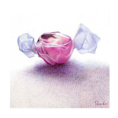 Color Pencil Candy Drawing