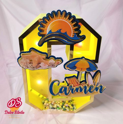 Letras 3D iluminadas Personalizadas