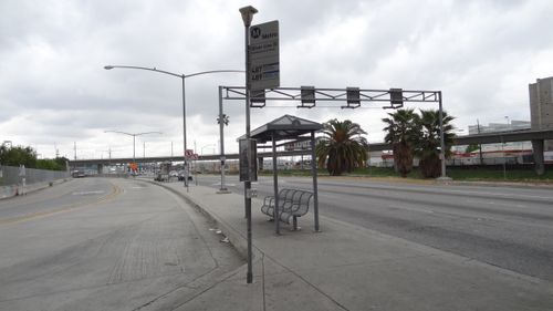 Union Station (El Monte Busway & Alameda) Metro Silver Line Stop. As part of the Metro express Lanes projects, this current bus stop will be moved next to the Patsouras Transit Plaza and the Silver Line will have a new station stop. The new busway station is being planned to be completed by 2015.