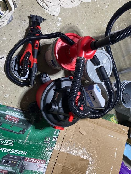 r/harborfreight - Connect drywall sander to cyclone-both Bauer