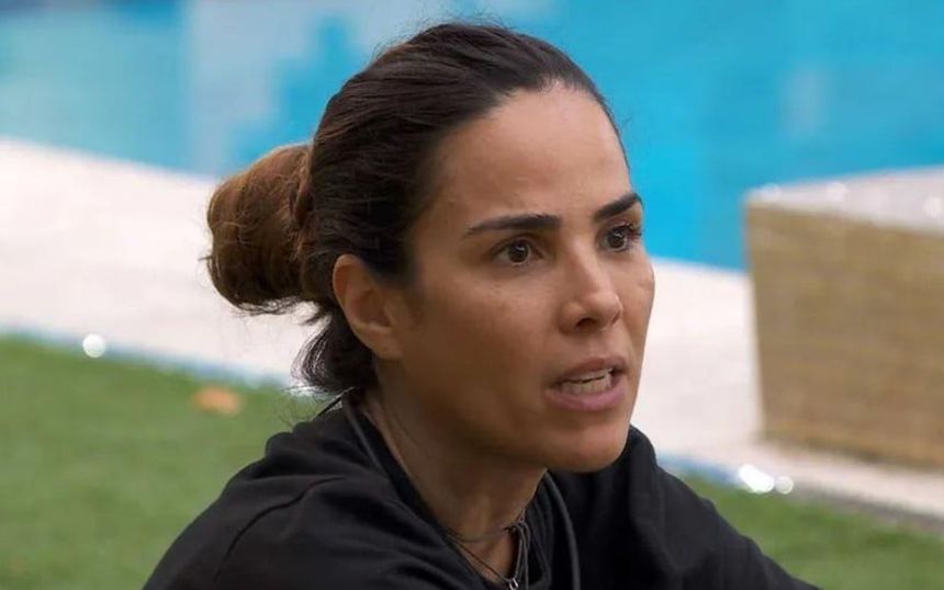 Wanessa Camargo está na área externa do BBB 24