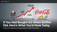 If You Bought Coca-Cola When Buffett Did, Here's What You Have Today - 24/7 Wall St.