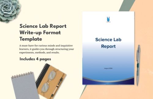 Science Lab Report Write-up Format Template