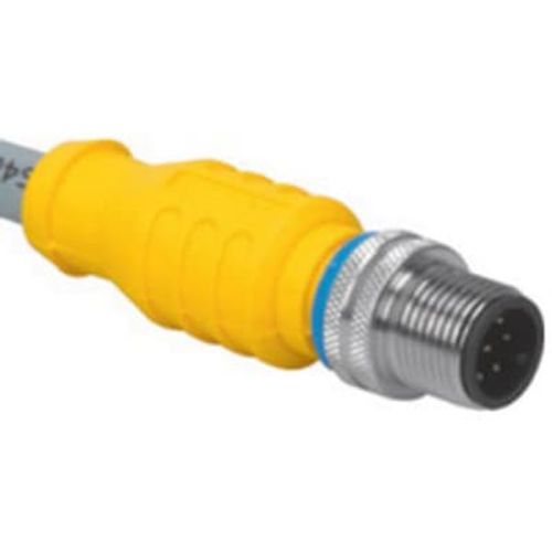 Straight Male M12 eurofast Connector