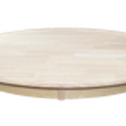 Bingltd - Unfinished Round Table Top (Ttsizestyle-Rw-Unf) 30 Inches / (01) Set Of 1 Tops