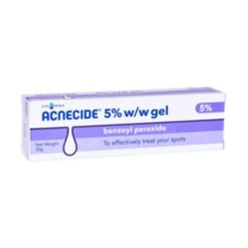 Acnecide Gel, benzoyl peroxide gel for acne, Acnecide 5% Benzoyl Peroxide Gel, Acnecide Spot Treatment Gel