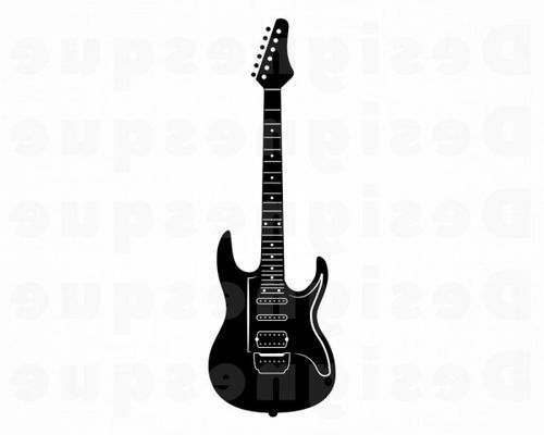 1200x960 Electric Guitar Outline Vector Hoodamathrun