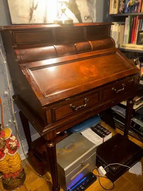 Antique Secretary Desk, View more