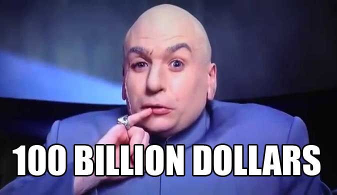 Doctor Evil One Hundred Billion Dollars - Love Meme