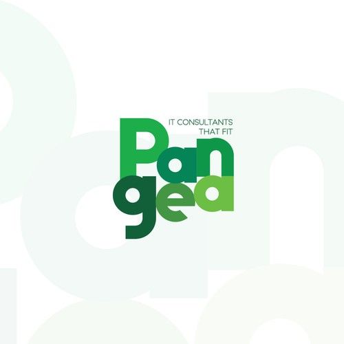 Text logo with the title 'Pangea solution'
