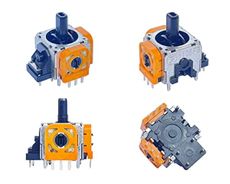 ElecGear 4X Replacement Joystick (EL7 FU 2.3K) + Drift Fix PCB for PS5 Wireless Controller, Analog Stick Controller Sensor Assembly Thumbstick Module Compatible with DualSense PlayStation 5