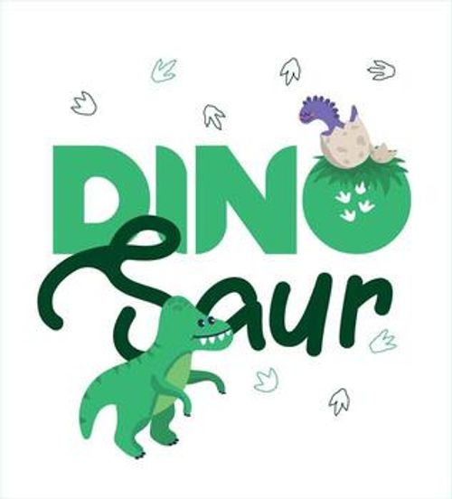Dinosaur Vector. Cute dinosaur vectors roar pattern