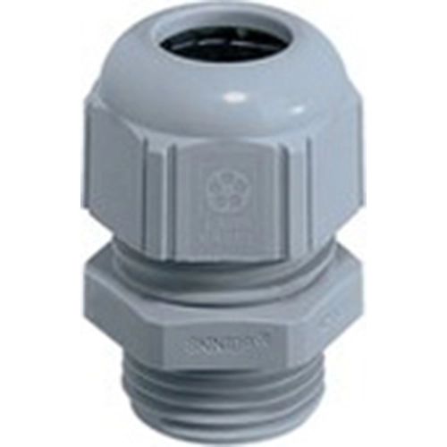 Locknuts, SKINTOP GMP-GL-M, M20, Polyamide, Silver Grey