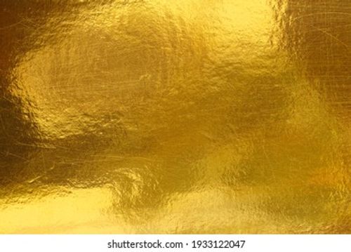 Gold background or texture and Gradients shadow Stock Photo
