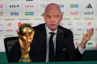 FIFA's Infantino targets critics he says spread 'hate' about World Cup