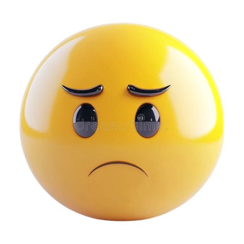 Imagen transparente o PNG de Emoji amarillo triste 3D libre illustration