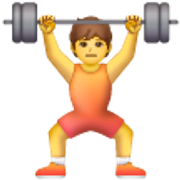 emoji 🏋 | person lifting weights | samsung | 240 x 240