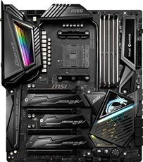 MSI MEG X570 GODLIKE Motherboard (AMD AM4, PCIe 4.0, DDR4, SATA 6Gb/s, Triple M.2, USB 3.2, AX Wi-Fi 6, 10G Super LAN, Extended-ATX), X570GODLIKE