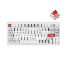 Keychron Q1 Pro Wireless Custom Mechanical Keyboard, QMK/VIA Programmable Full Aluminum 75% Layout Bluetooth/Wired RGB with Hot-swappable Keychron K Pro Red Switch Compatible with Mac Windows Linux