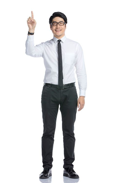 做手势的商务男士图片下载
