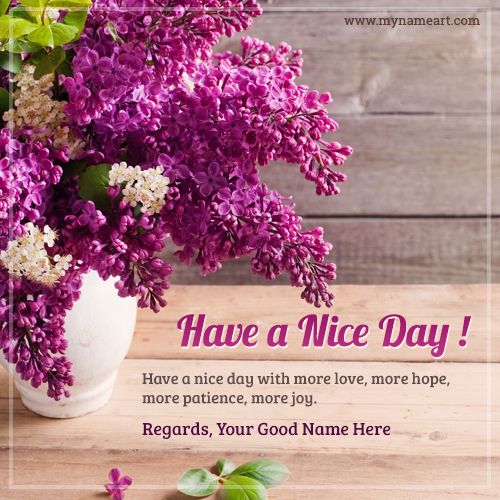 Purple Flower Image With Name