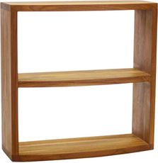 AquaTeak Manada Backless Teak Storage Cabinet