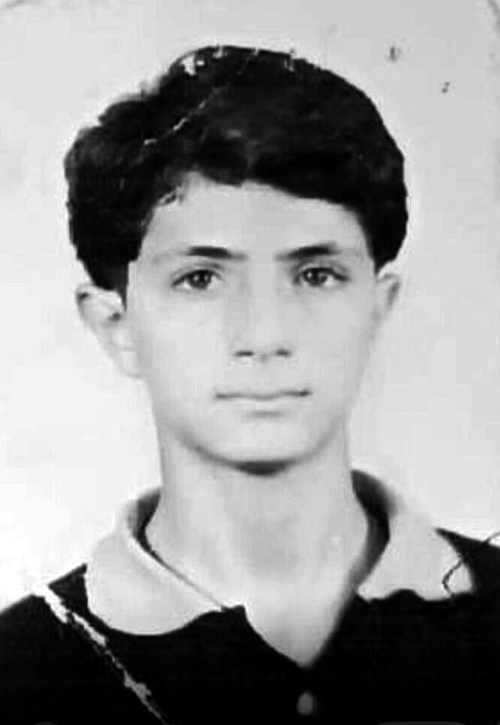 ahmed al sharaa as a teenager