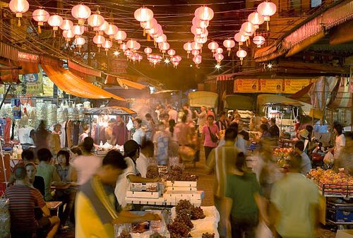 Shazhou Night Market in Dunhuang