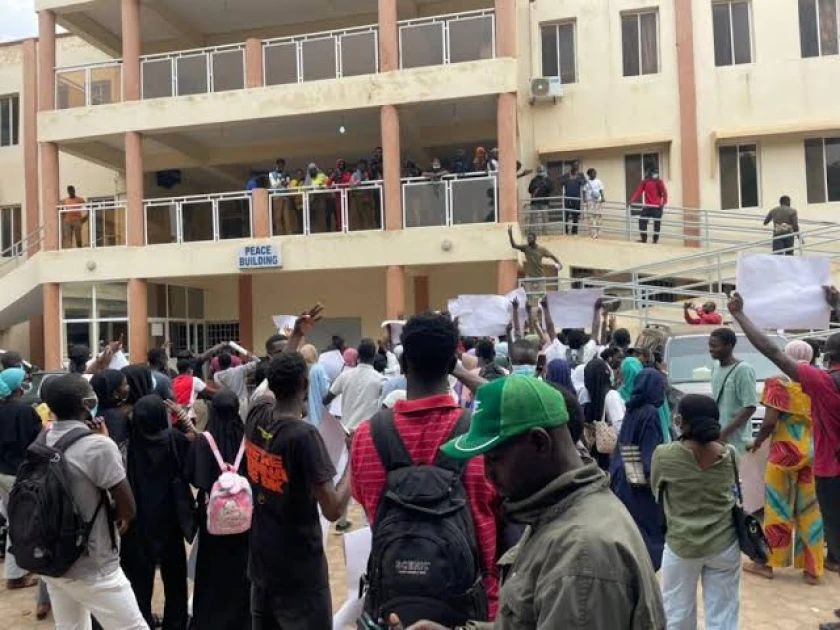 Gambian University Students Protest Over Poor Study Conditions, Food and Internet Access
