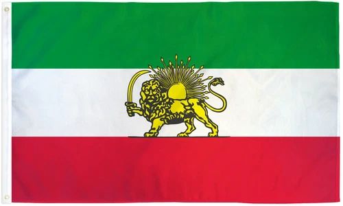 Iran Lion Flag 2x3ft Flag of Iran Persian Flag