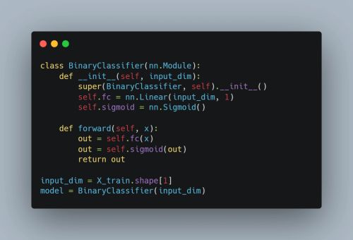 Image for Defining The Model Architecture in Loss Functions in PyTorch