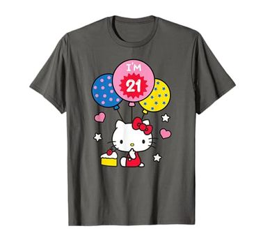 Hello Kitty I'm 21 Birthday T-Shirt T-Shirt
