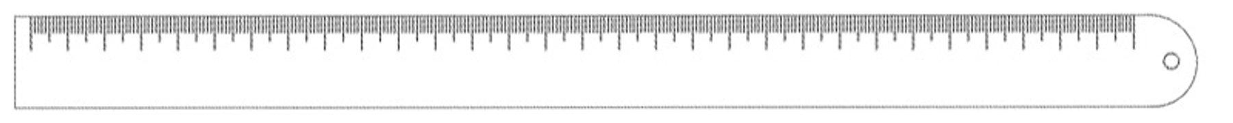 blank printable mm ruler