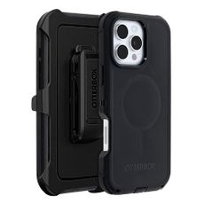 OtterBox iPhone 16 Pro Max (Only) - Defender Series MagSafe Case - Black - Holster Clip Included - Built-in Magnets - Screenless - Rugged & Durable - with Port Protection - Non-Retail Packaging