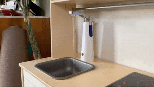 DUKTIG play kitchen with working sink