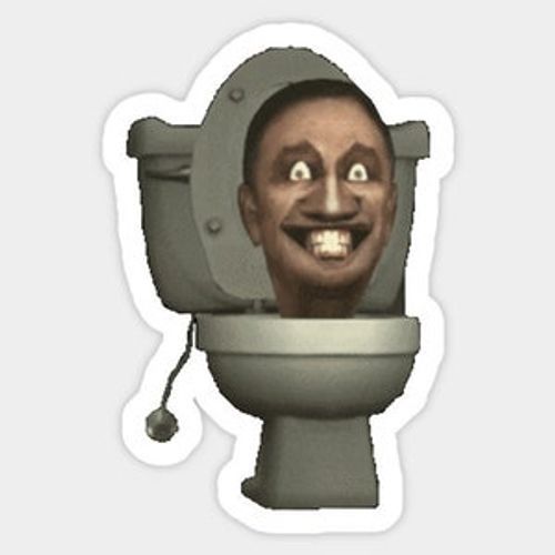 Skibidi Toilet Meme Sticker