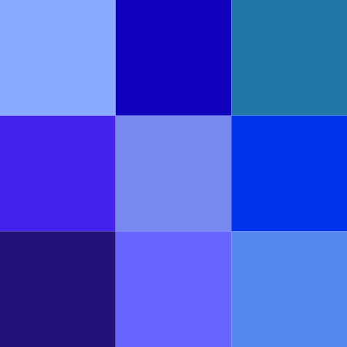 color icon blue