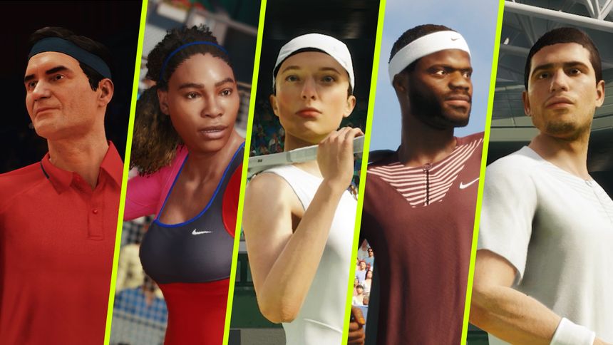TOPSPIN 2K25 Playable Pros Roster