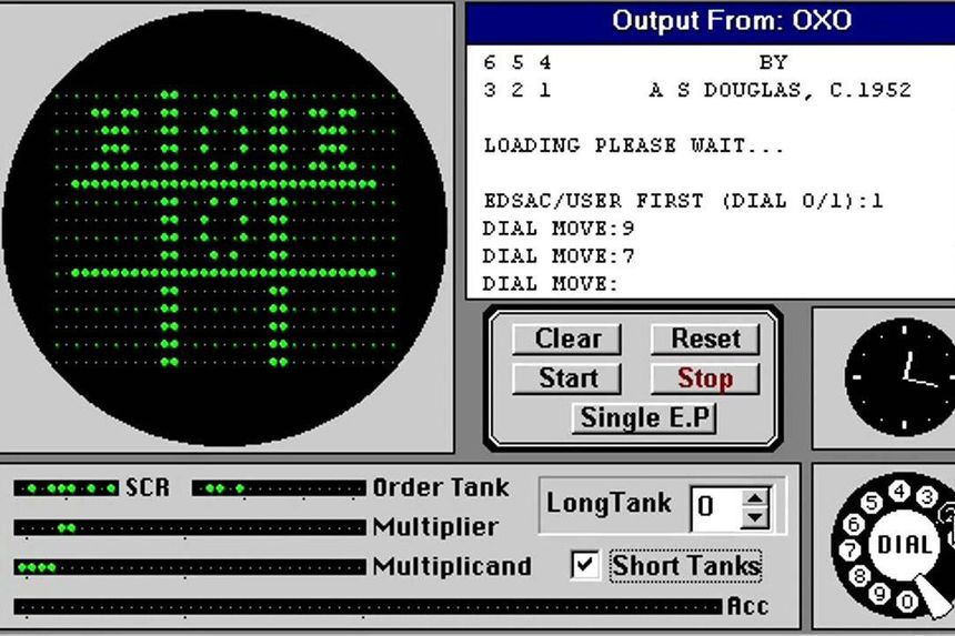 OXO simulator historia gier komputerowych