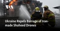 Ukraine Repels Barrage of Iran-Made Shaheed Drones