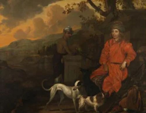 Portrait of Philippus Baldaeus and Gerrit Mossopotam