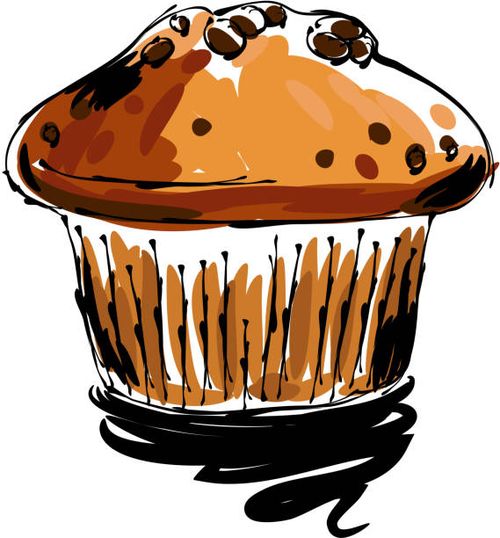 muffin drawing - indian sweets stock illustrations