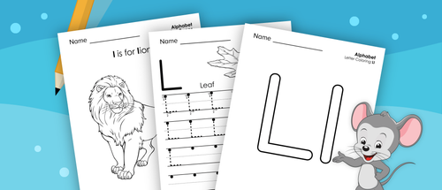 Free printable letter L worksheets from ABCmouse.com.