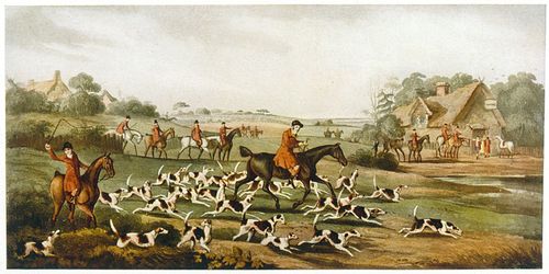 Going to Cover - Hunting. Date: circa 1860