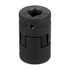 uxcell 1/2" to 5/8" L050 Flexible 3-Piece L-Jaw Coupling Coupler Set & Buna-N NBR Rubber Spider for Log Splitter Hybrid Equipment