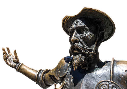 Don Quijote, España, Estatua, Caballero